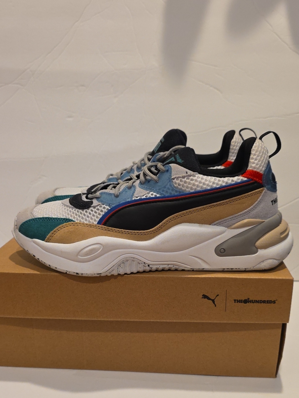 Rare Men's The Hundreds Men's Multicolor Mesh Athletic Sneakers Size 10.5 Rs-2k